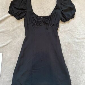Uniqlo Elegant Black Mini Dress